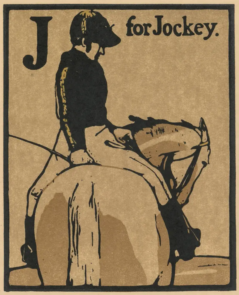 Alfabet; J jak dżokej, William Nicholson