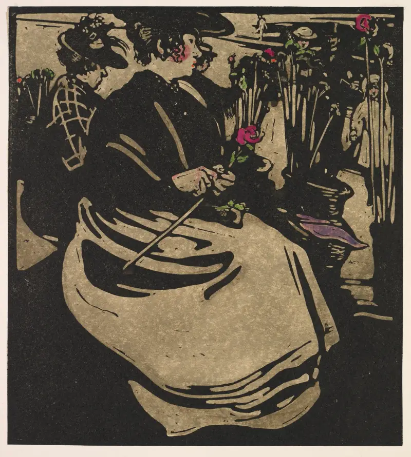 Flower Girl av William Nicholson