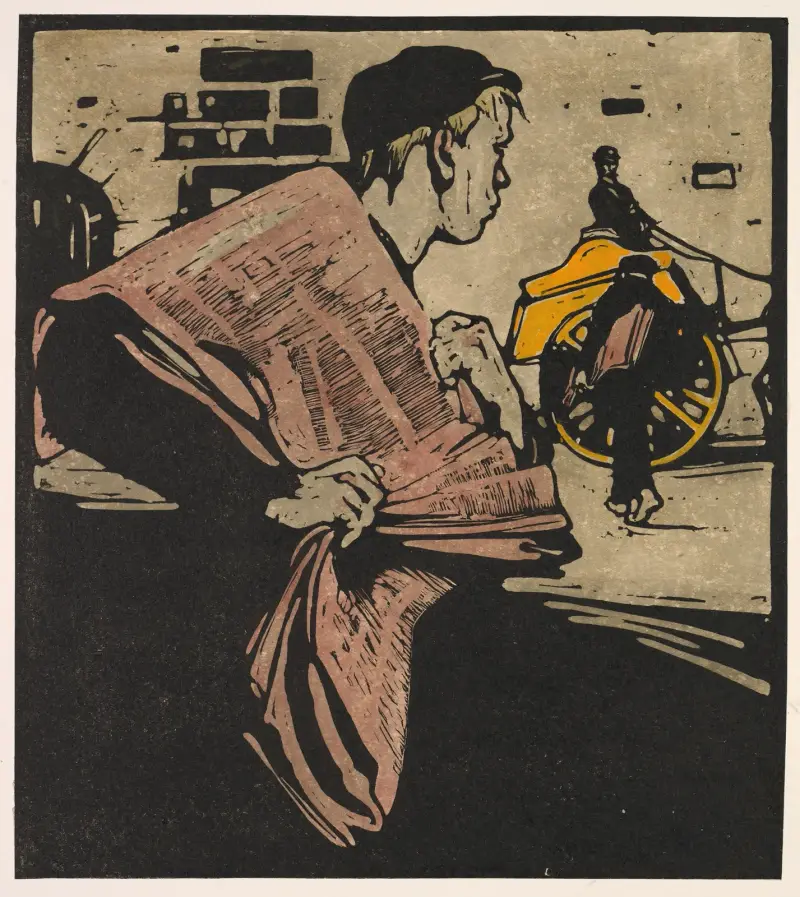 Zeitungsjunge von William Nicholson