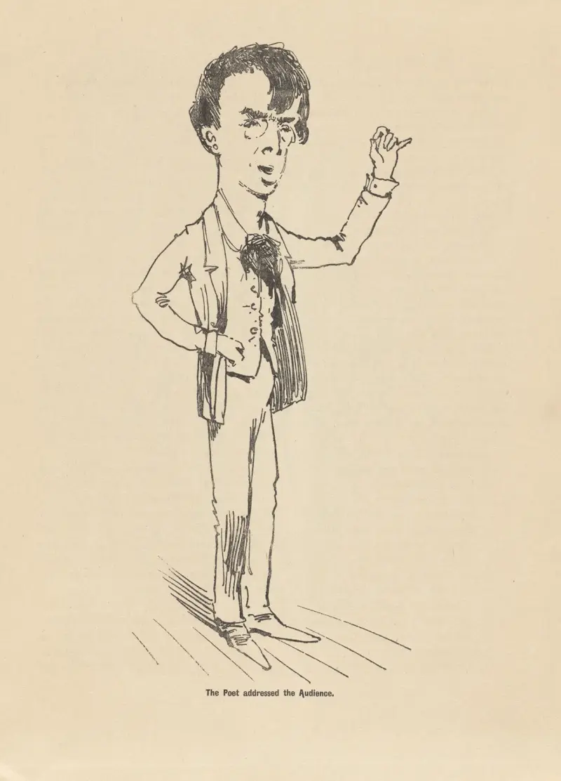 Poeten talade till publiken av William Orpen