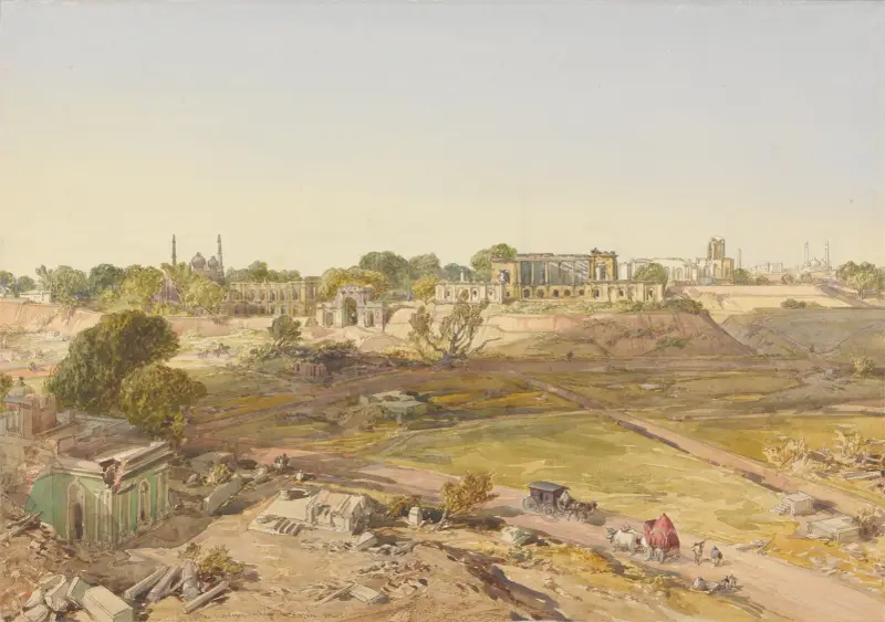 The Residency, Lucknow av William Simpson