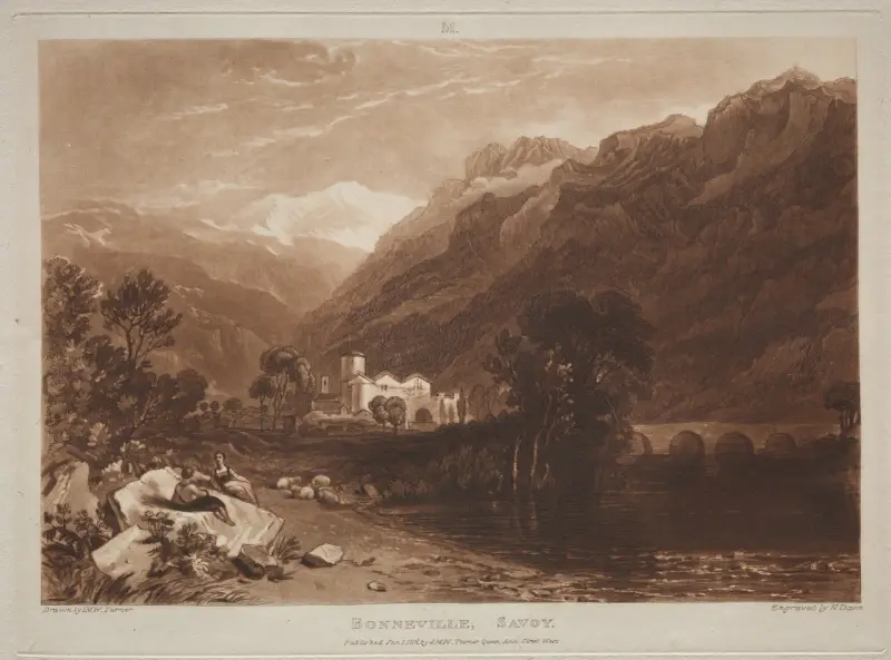 Bonneville, Savoy, Nr. 1 von Joseph Mallord William Turner