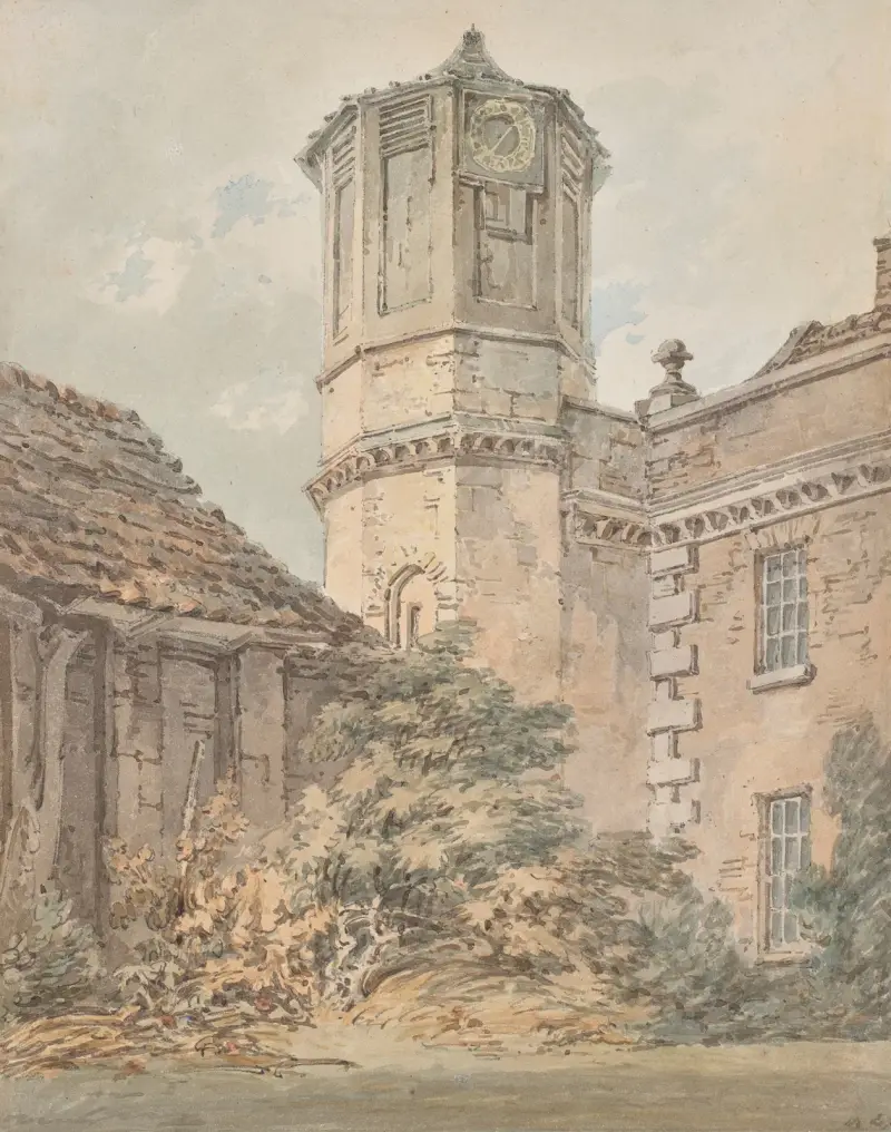 Brooke House, Hackney, London; Dr Monros privata asylum av Joseph Mallord William Turner