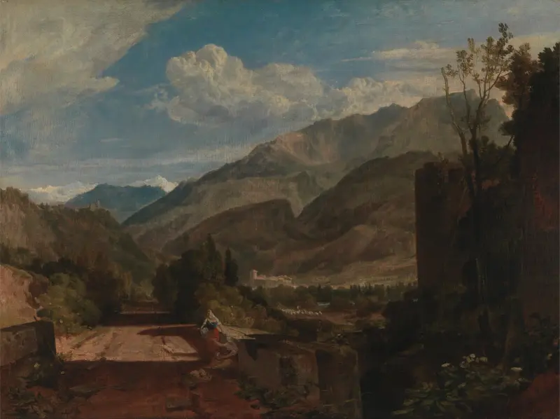 Slottet Saint-Michel, Bonneville, Savojen av Joseph Mallord William Turner