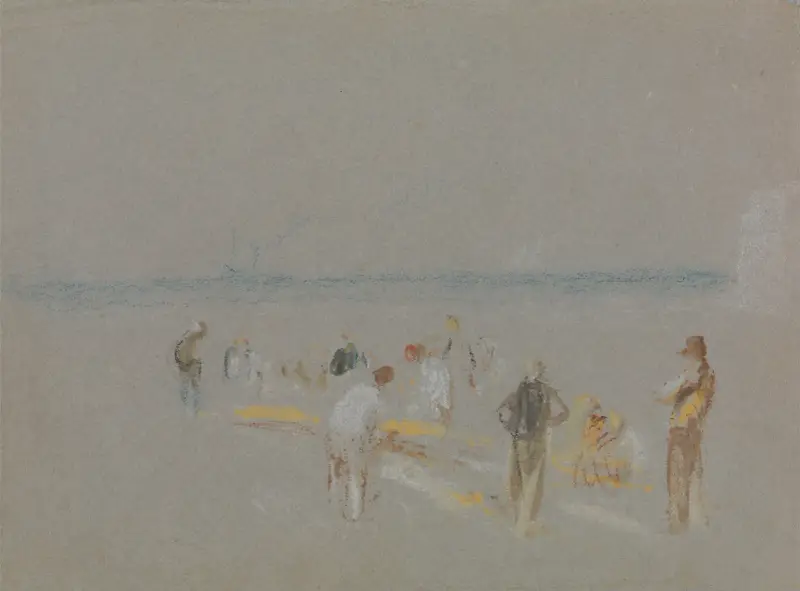 Cricket on the Goodwin Sands av Joseph Mallord William Turner