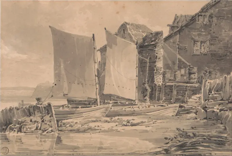 Fischerhütte in Dover von Joseph Mallord William Turner