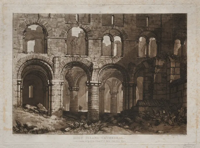 Holy Island Cathedral von Joseph Mallord William Turner