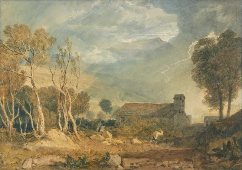 Ingleborough from Chapel-Le-Dale av Joseph Mallord William Turner