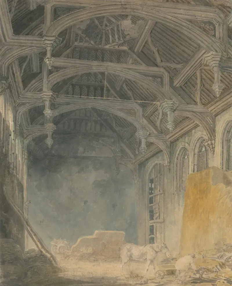 Innenansicht des St. John's Palace, Eltham von Joseph Mallord William Turner