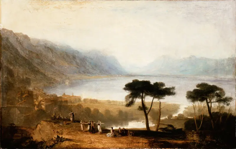 Der Genfersee von Montreux aus gesehen von Joseph Mallord William Turner