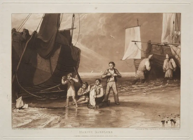 Marine Dabblers von Joseph Mallord William Turner