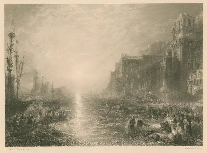 Regulus leaving Carthage av Joseph Mallord William Turner