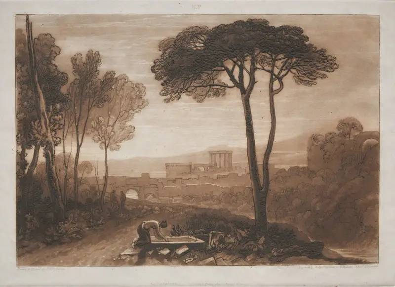 Szene in der Campagna von Joseph Mallord William Turner
