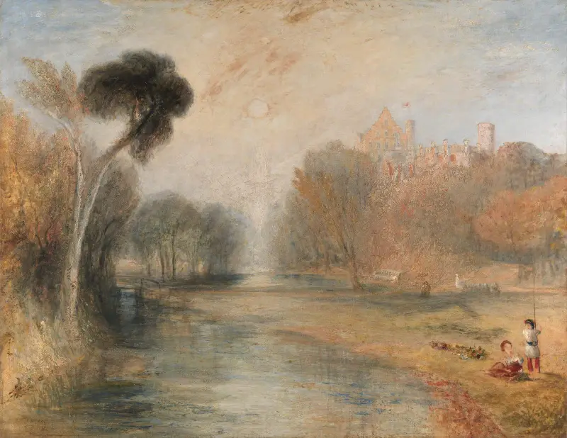 Schloss Rosenau, Coburg av Joseph Mallord William Turner