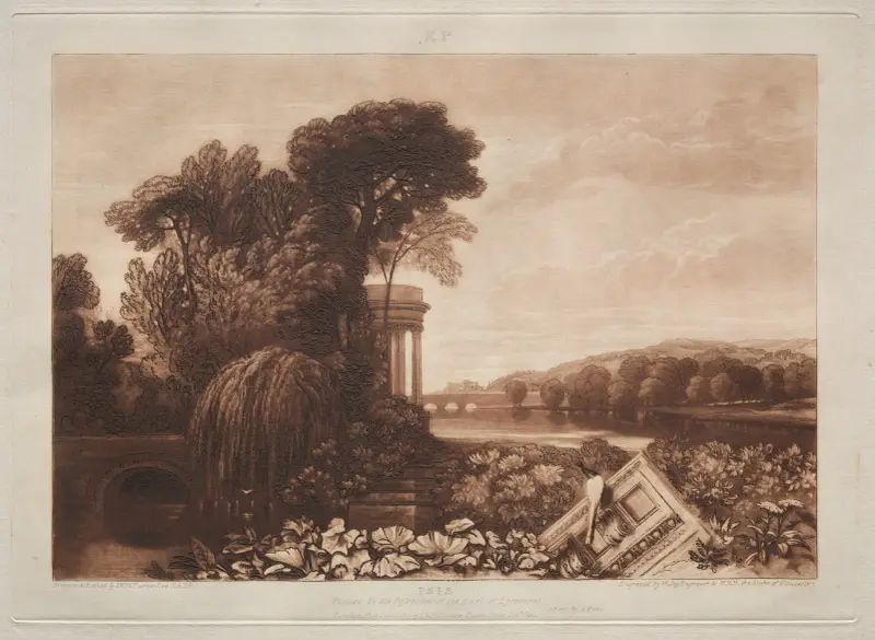 Isidin chrám, Joseph Mallord William Turner