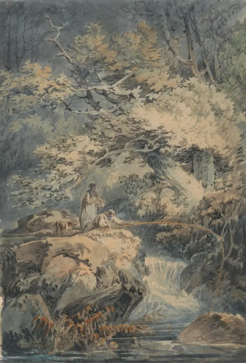 The Angler av Joseph Mallord William Turner