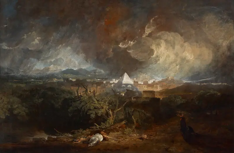 Egyptens femte plåga, 1800 av Joseph Mallord William Turner