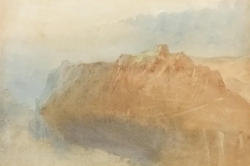 Die Festung Ehrenbreitstein vom gegenüberliegenden Rheinufer – Nr. 1 von Joseph Mallord William Turner