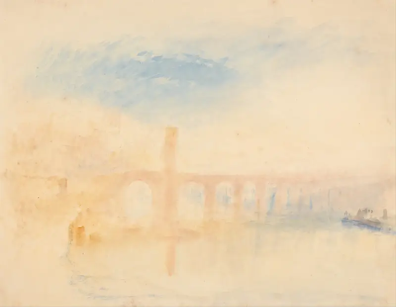 Die Moselbrücke in Koblenz von Joseph Mallord William Turner