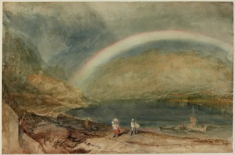 Regnbågen; Osterspai och Filsen av Joseph Mallord William Turner