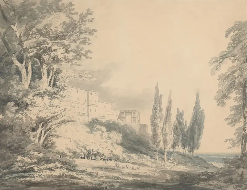 Villa d’Este av Joseph Mallord William Turner