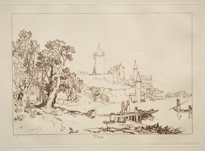 Thun, Schweiz av Joseph Mallord William Turner