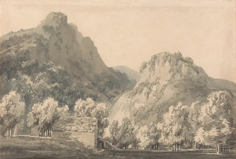 Lodorefallen, Cumberland av Joseph Mallord William Turner