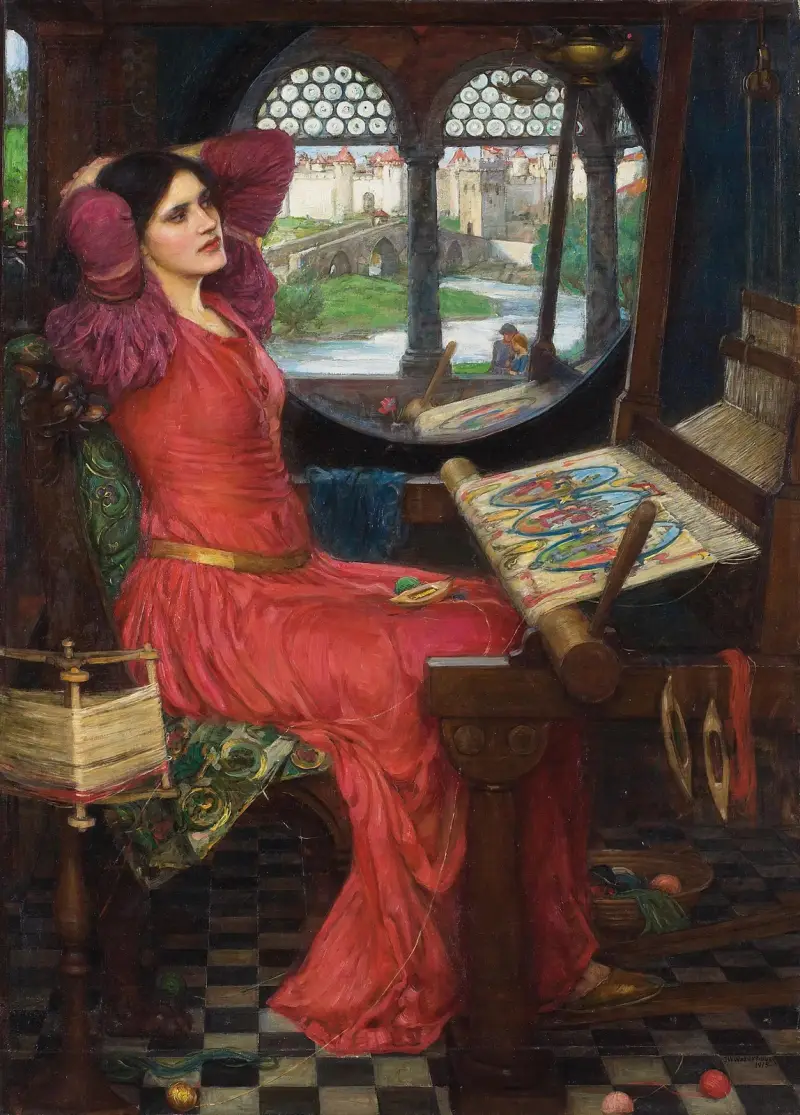 Jestem na wpół chora od cieni, rzekła Pani z Shalott, John William Waterhouse