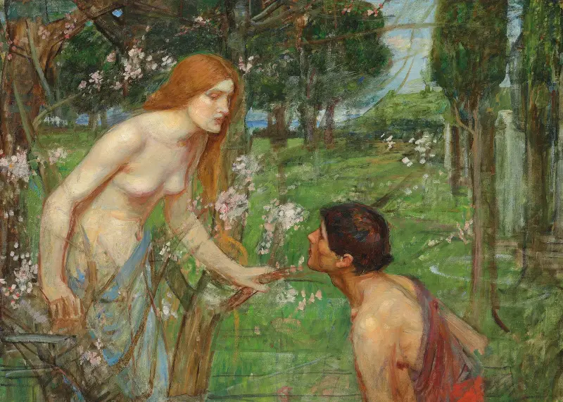 Studie für „Phyllis und Demophoon“ von John William Waterhouse