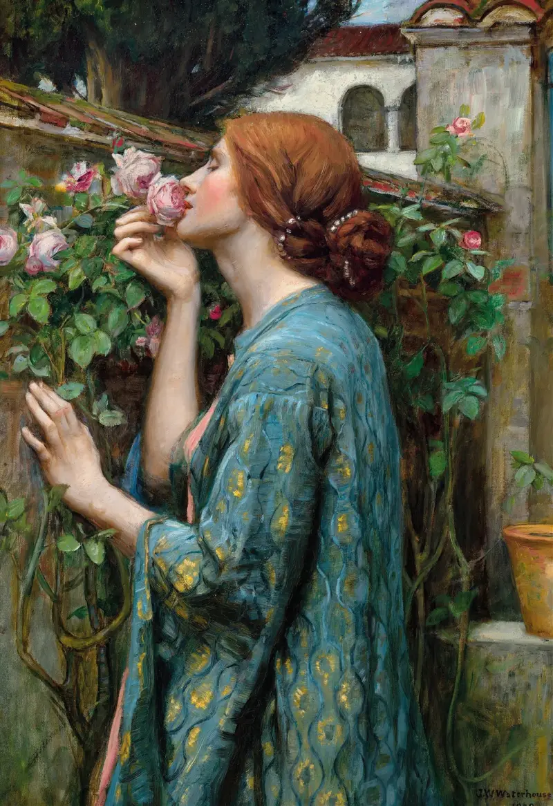 Rosens själ av John William Waterhouse