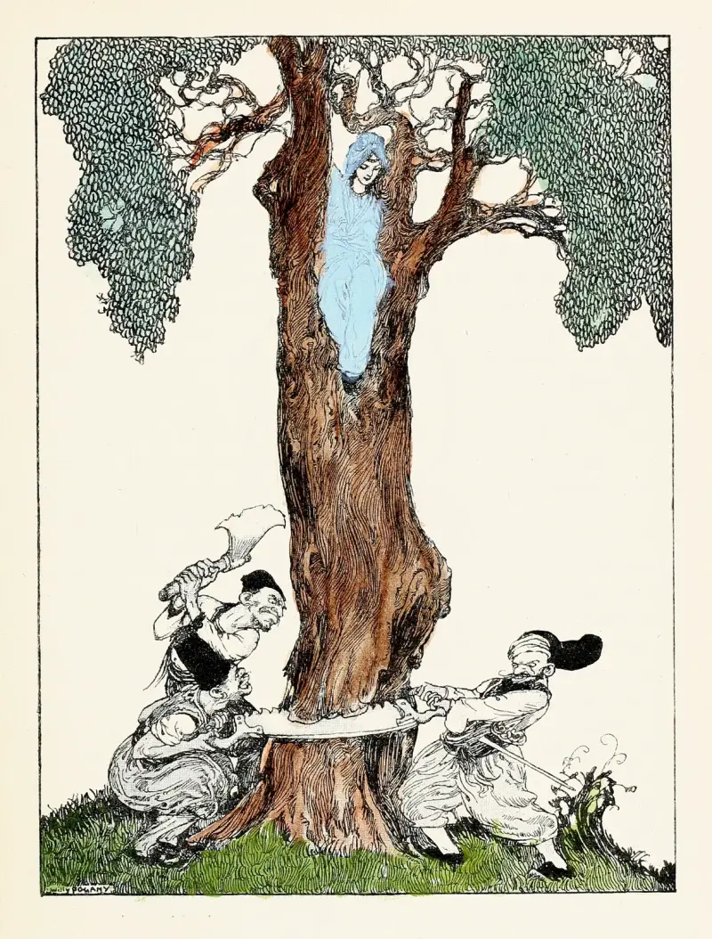 Czterdzieści cztery tureckie baśnie, plansza 02, Willy Pogany