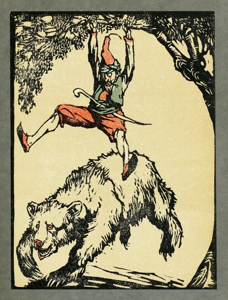 Vierundvierzig türkische Märchen, Tafel 11 von Willy Pogany