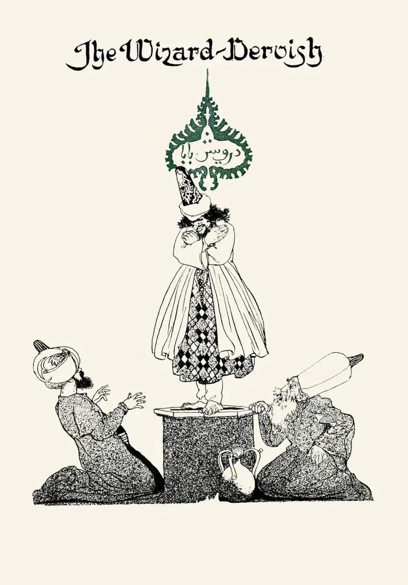 Vierundvierzig türkische Märchen, Tafel 12 von Willy Pogany