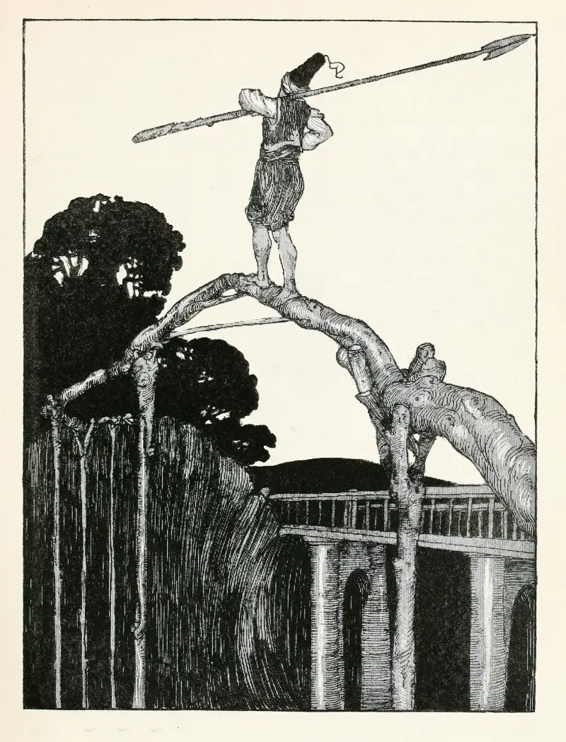 Fyrtiofyra turkiska sagor, plansch 15 av Willy Pogany