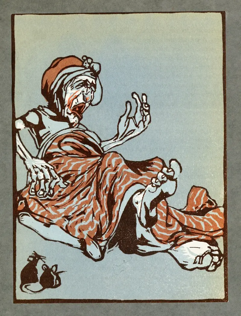 Fyrtiofyra turkiska sagor, plansch 35 av Willy Pogany