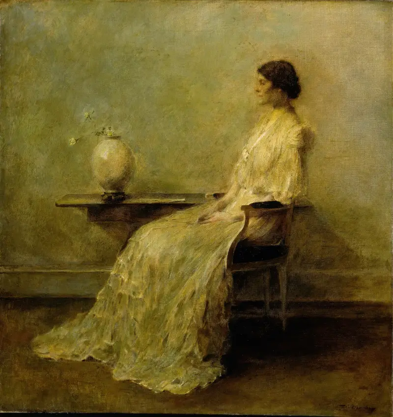 Dama w bieli (nr 2), 1910 – nr 1, Thomas Wilmer Dewing