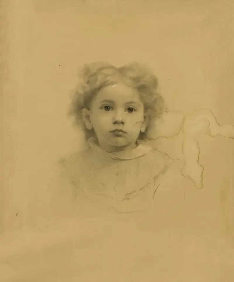 Porträtt av Ethel D. Puffer av Thomas Wilmer Dewing