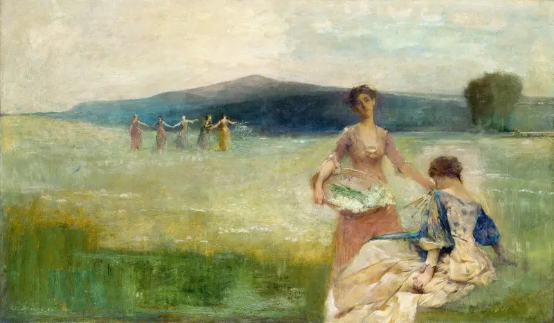 Wiosna, Thomas Wilmer Dewing
