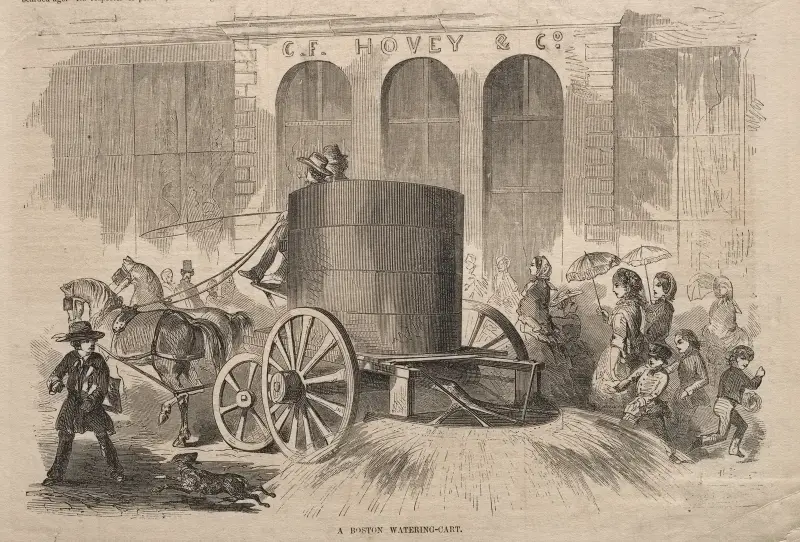 En vattenkärra i Boston av Winslow Homer