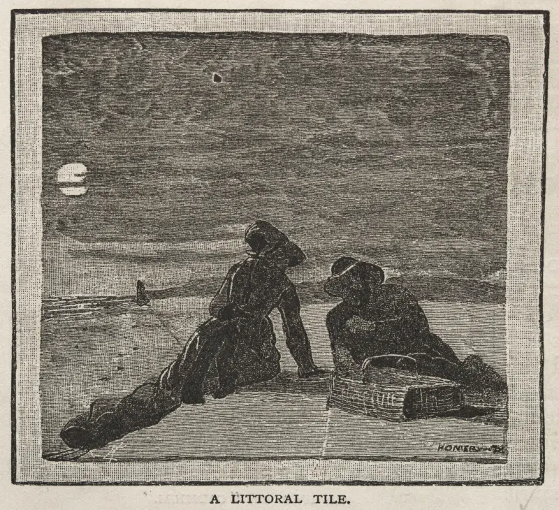 Eine Küstenfliese von Winslow Homer