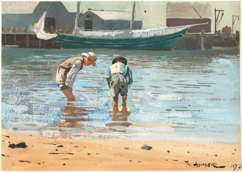 Chłopcy brodzący, Winslow Homer