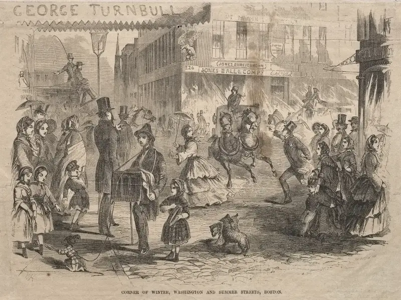 Ecke Winter, Washington und Summer Streets, Boston von Winslow Homer