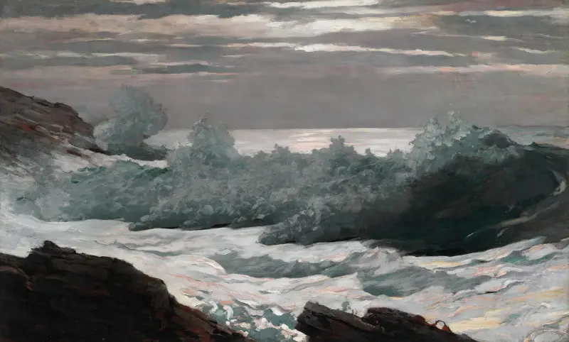 Tidig morgon efter storm till havs av Winslow Homer