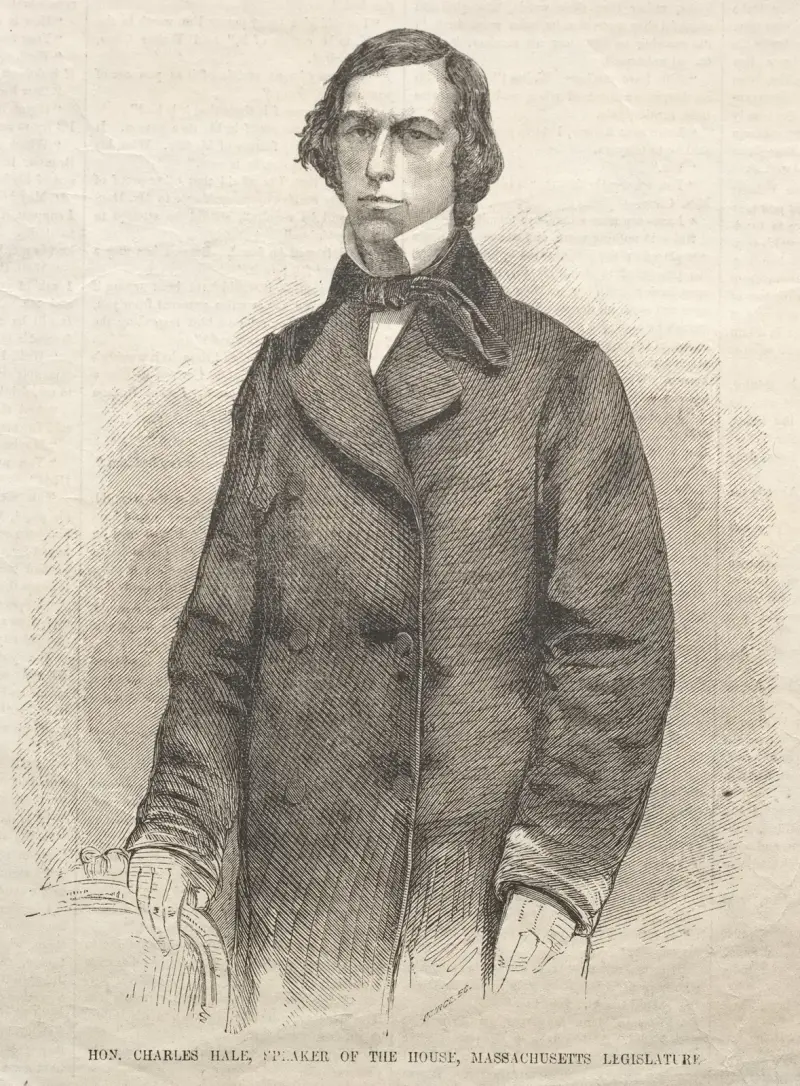 Charles Hale, talman i Massachusetts lagstiftande församling av Winslow Homer