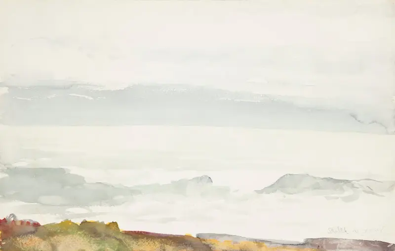 Havet sett från en klippa, Prout's Neck, Maine av Winslow Homer
