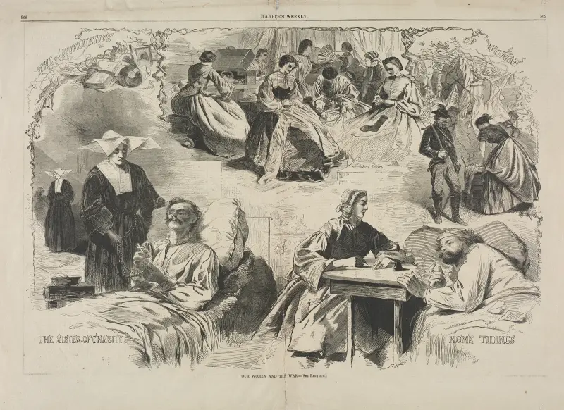 Våra kvinnor och kriget av Winslow Homer