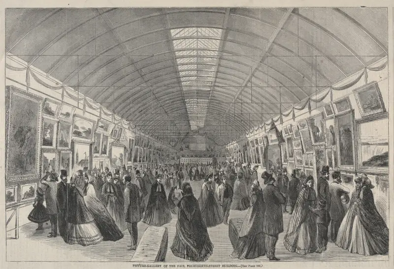 Bildergalerie auf der Messe, Fourteenth Street-Gebäude von Winslow Homer