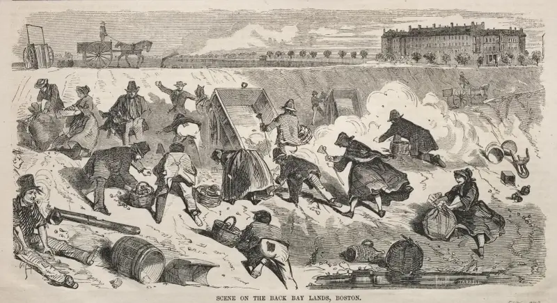 Scen vid Back Bay-området, Boston av Winslow Homer