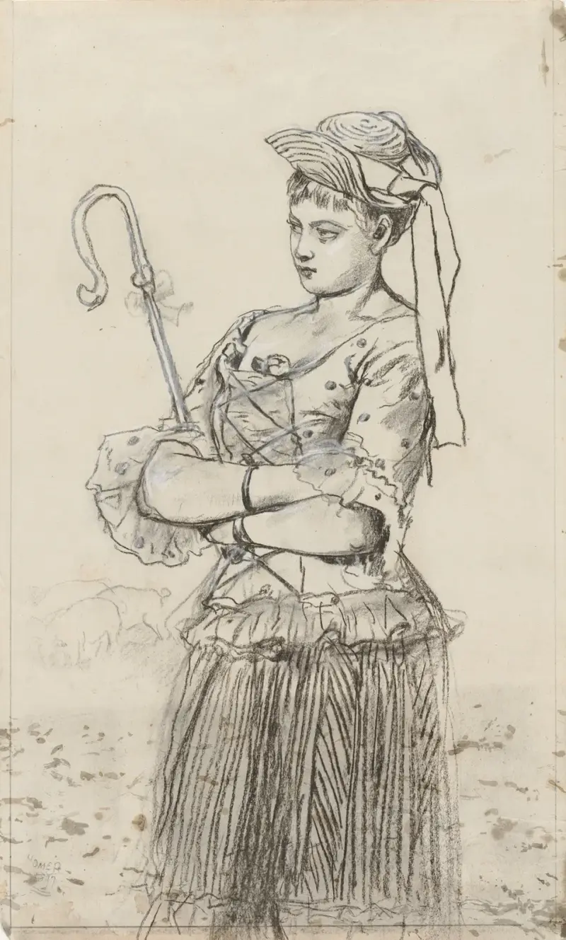 Pastýřka, Winslow Homer