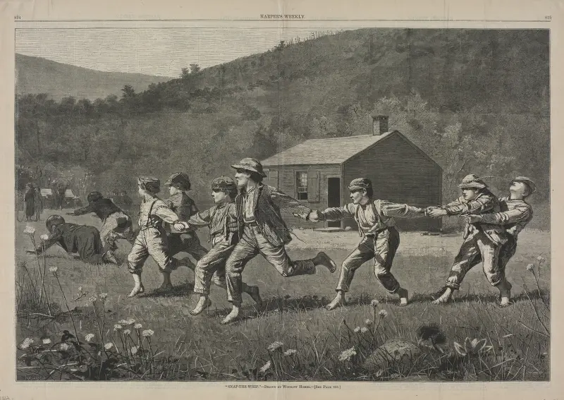 Zabawa w bat, Winslow Homer